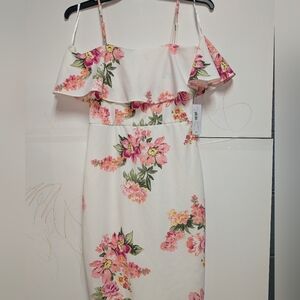 Premier Amour floral sheath dress Size 8